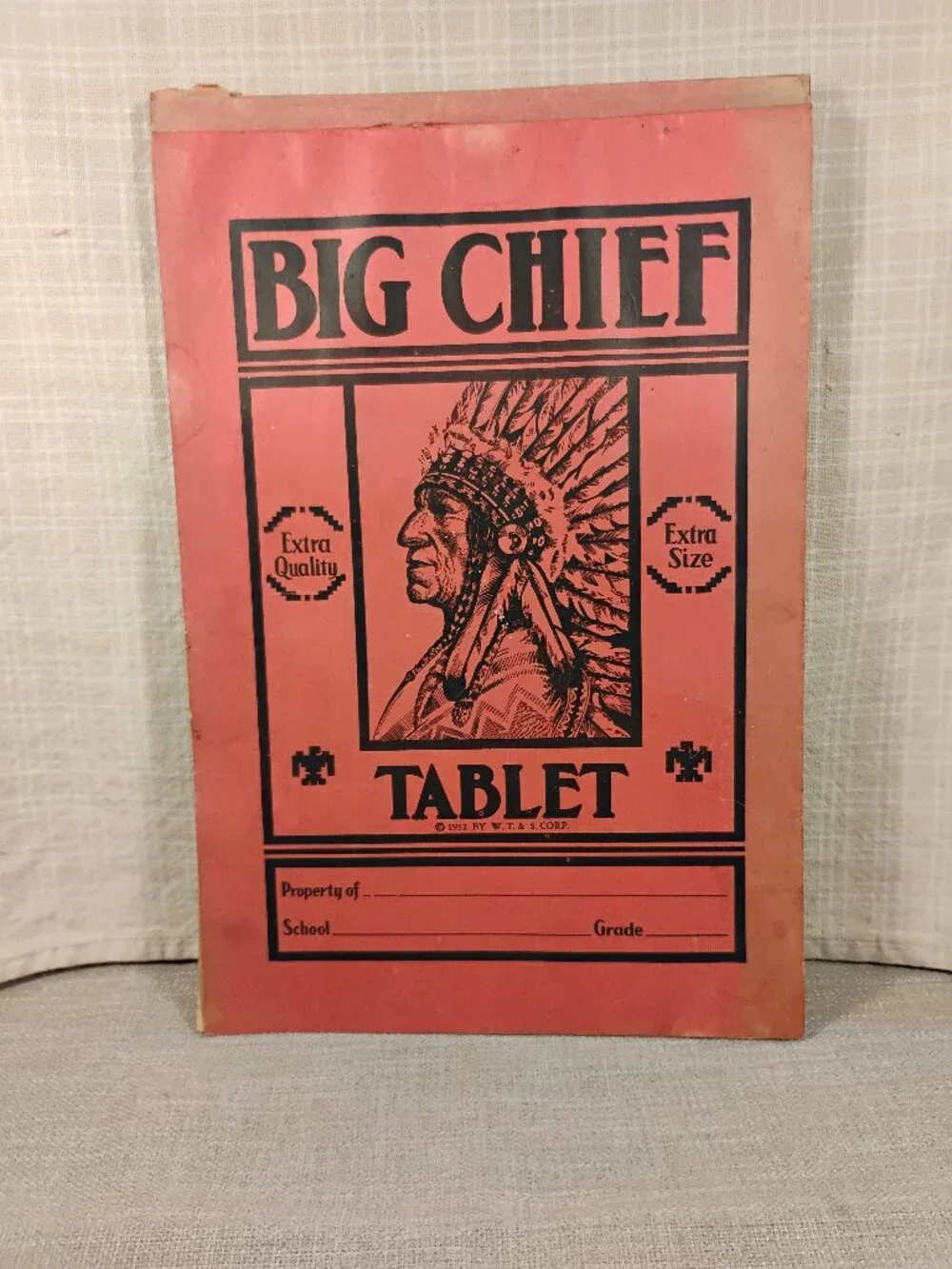 Vintage BIG CHIEF TABLET for Learning to Write